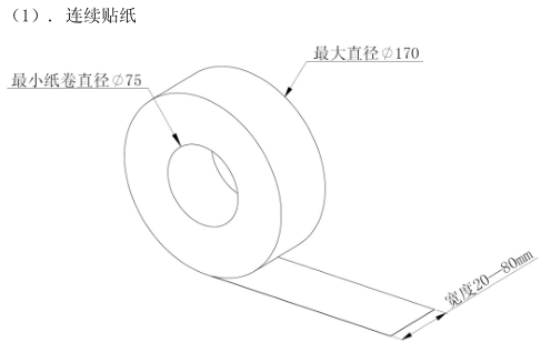 電纜標牌打印機SP650打印連續貼紙